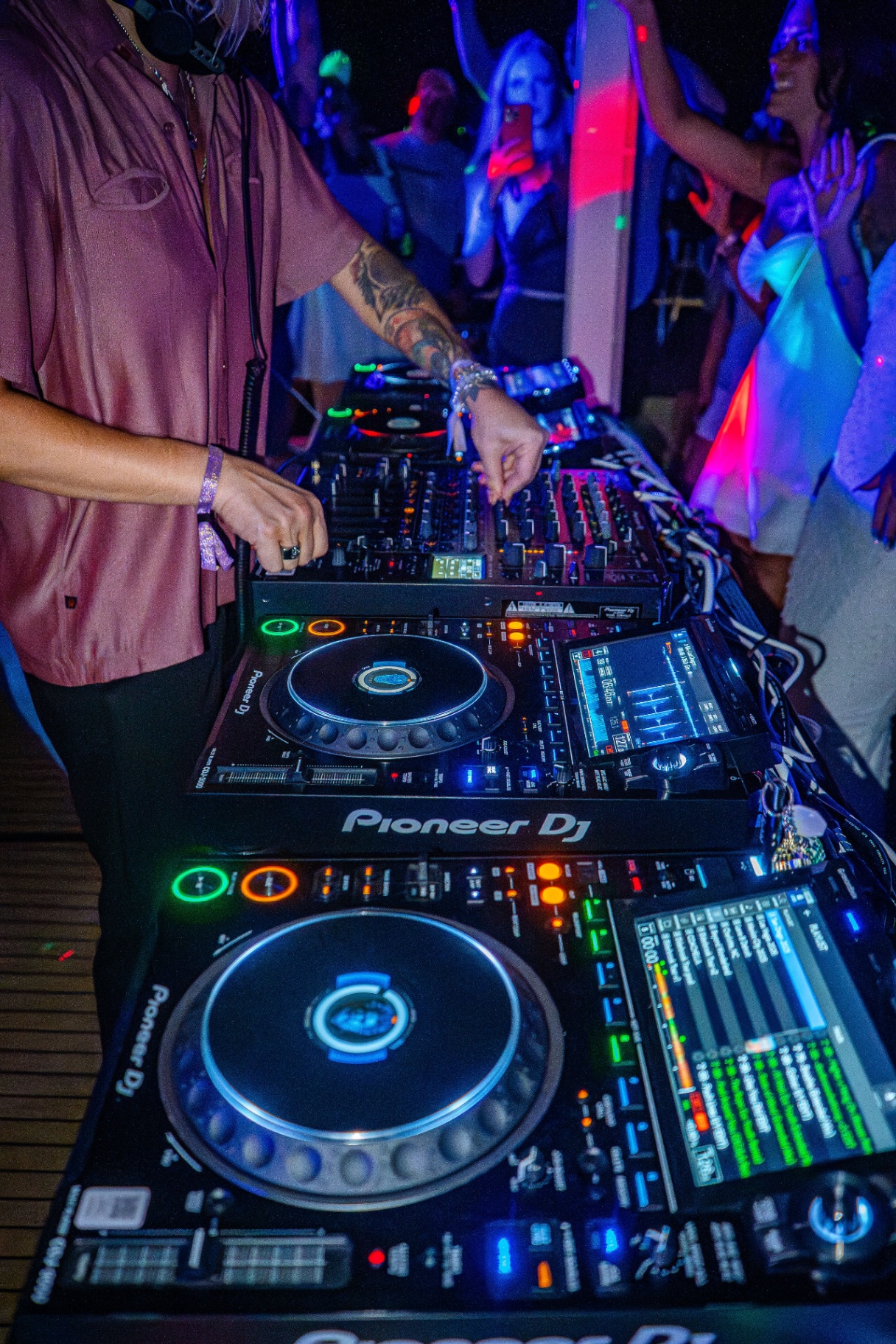 DJ at a live event