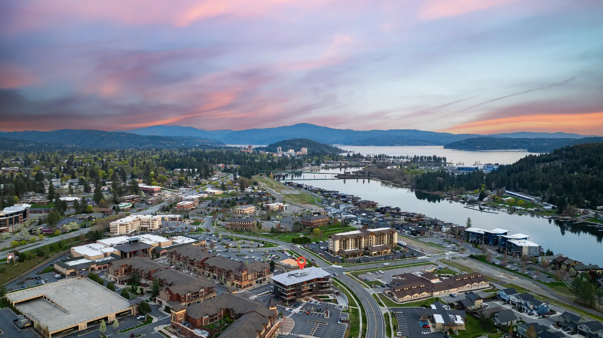 Spokane aerial drone photography by Valid Media